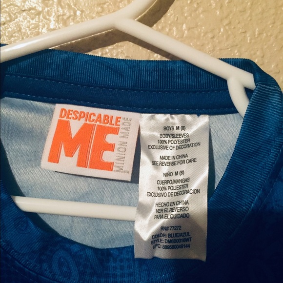 NWT Despicable Me Minion long sleeve shirt. - Picture 3 of 4